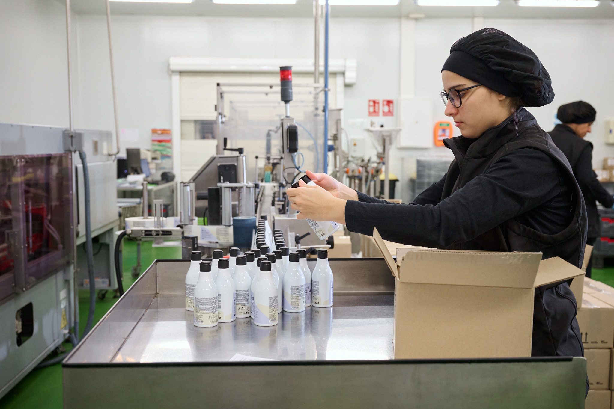 Control de calidad durante la fabricación de productos cosméticos